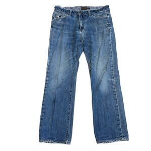 3/$20 ❤️ Paige PPD Blue Doneny Straight Jeans US 33